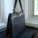 Large Grey 1950's Handbag by Dobbies Bags