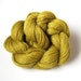 Naturally Dyed Alpaca Lace Weight Yarn in Olive