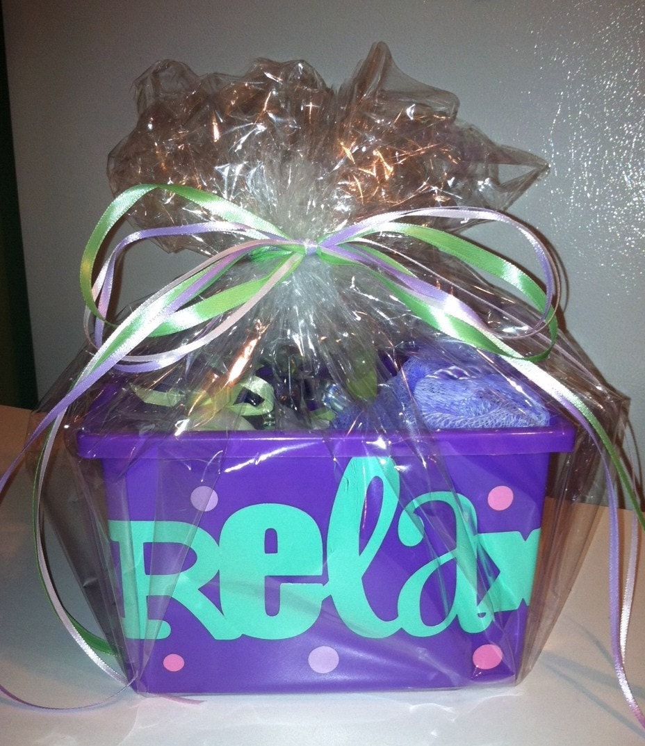 SALE Relax Gift Basket