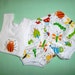 Unisex, Boys or Girls Bugs Baby Set, Singlet & Nappy cover / Diaper cover, size 6 to 12 months (0)