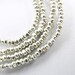 280 of Karen Hill Tribe Silver Faceted Seed Beads 1.5 mm. 13" :ka2449