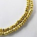 140 of Vermeil Style Facet Rondelle Beads 1.5 mm. :vm0006