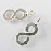 4 of Karen Hill Tribe Silver Infinity Charms 12.5x6.5 mm. :ka3033