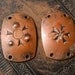 Set of 2 Vintage plates, copper connectors