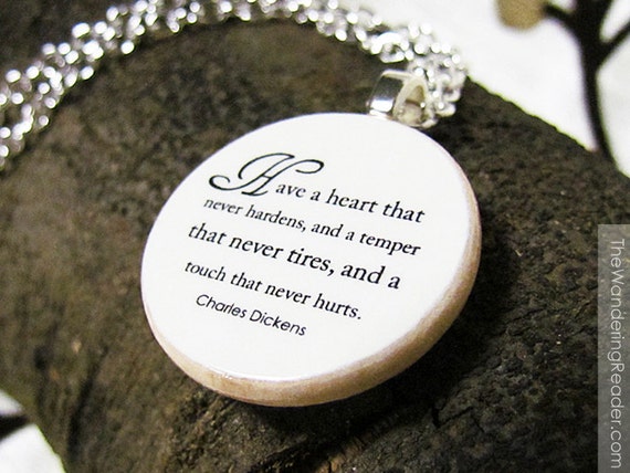 Items similar to Inspirational Charles Dickens Kindness 