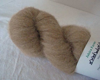 MARKED DOWN - Medium Brown 100% Alpaca Roving