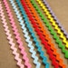 9 yards Mini Ric Rac Ribbon 1/8 inch - One yard each of 9 colors