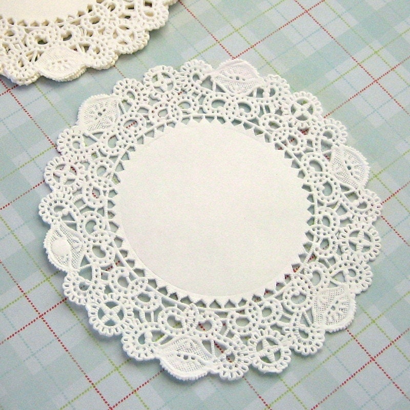 Small White Paper Lace Doilies Custom Listing RESERVED