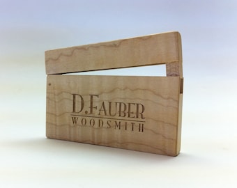 Custom Laser Engraving on Business Card Cases
