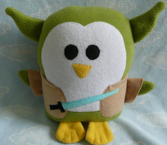 yoda plush pillow