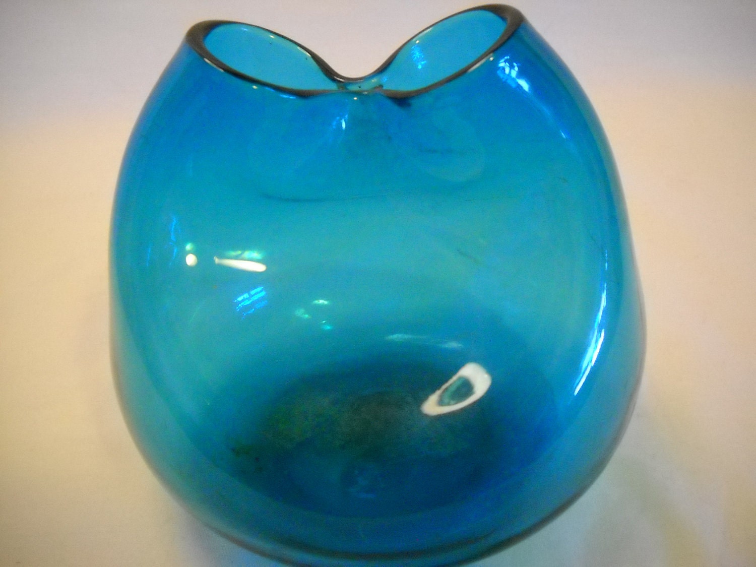 SALE.....Vintage Blenko Pinched Vase.....SALE