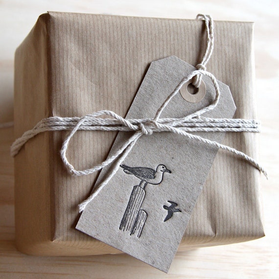 Gift tags for men letterpress male vintage images quirky