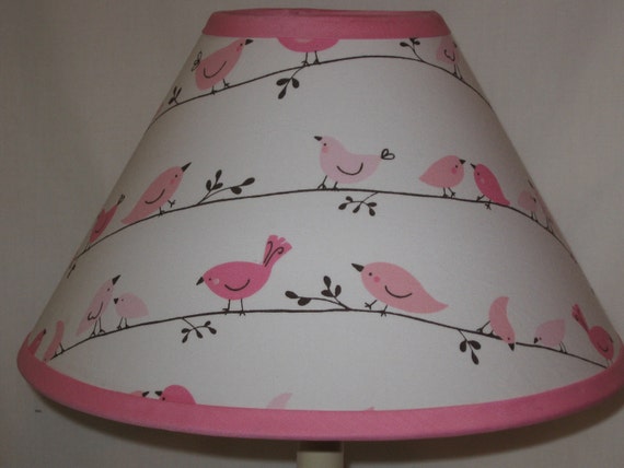 Items similar to Lamp Shade M2M Pottery Barn Kids Penelope Bird on Etsy