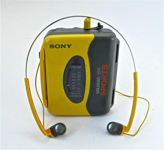 Vintage Sony Walkman Sport by OliveandFrances on Etsy