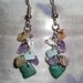 Multi-Gemstone and Copper Earrings- Quartz, Jasper, Amazonite, Amethyst, Malachite