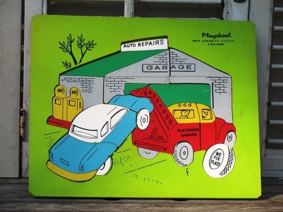 playskool car garage