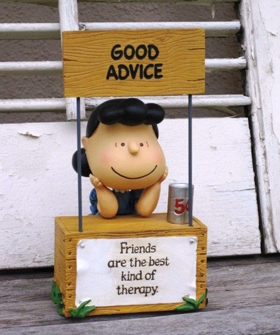 PEANUTS Lucy van Pelt Figurine 5 Cents Per Therapy Session