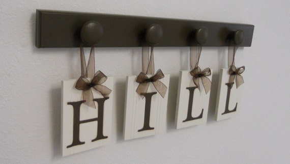 Last Name Wall Decor personalized family name signs wall decor includes chocolate Last Name Wall Decor personalized family name signs wall decor includes chocolate