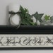 Black 24" Wall Shelf for Kitchen - Sign with Verse - KITCHEN - The Heart Of The Home