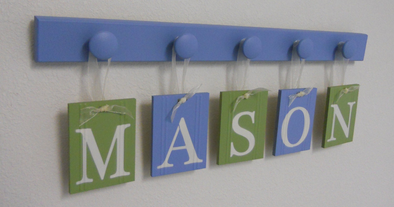 PERSONALIZED NAME Custom Nursery Letters Personalized Baby