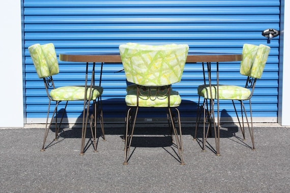 Items Similar To SALE 1960 S Kitchen Table With 4 Chairs On Etsy   Il 570xN.231327502 