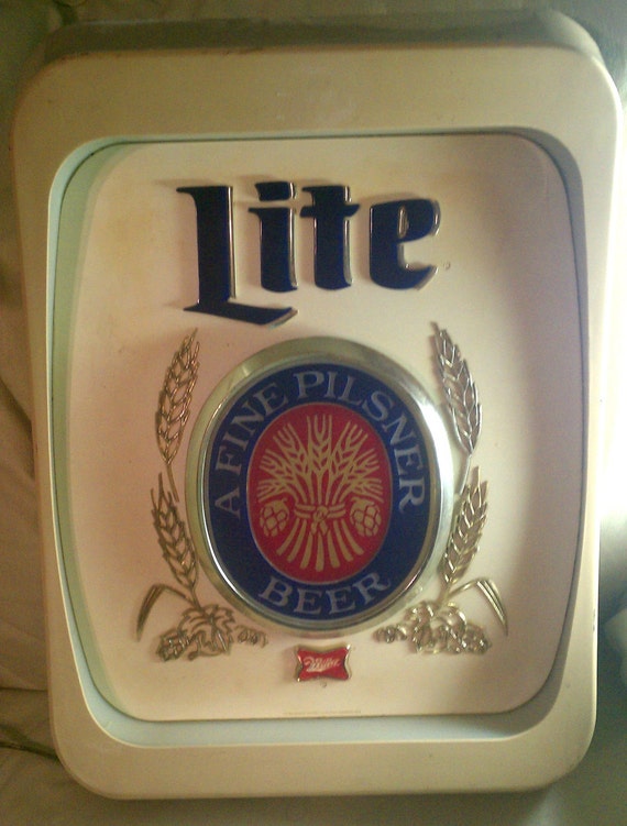 Vintage Miller Lite Sign