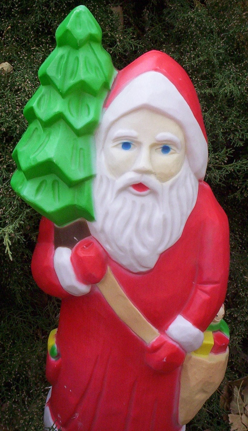 Santa Blow Mold. Rare Union Products Father Christmas Blow