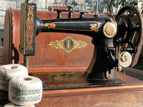 Vintage National Paveway Sewing Machine in Singer by CopperAndTin