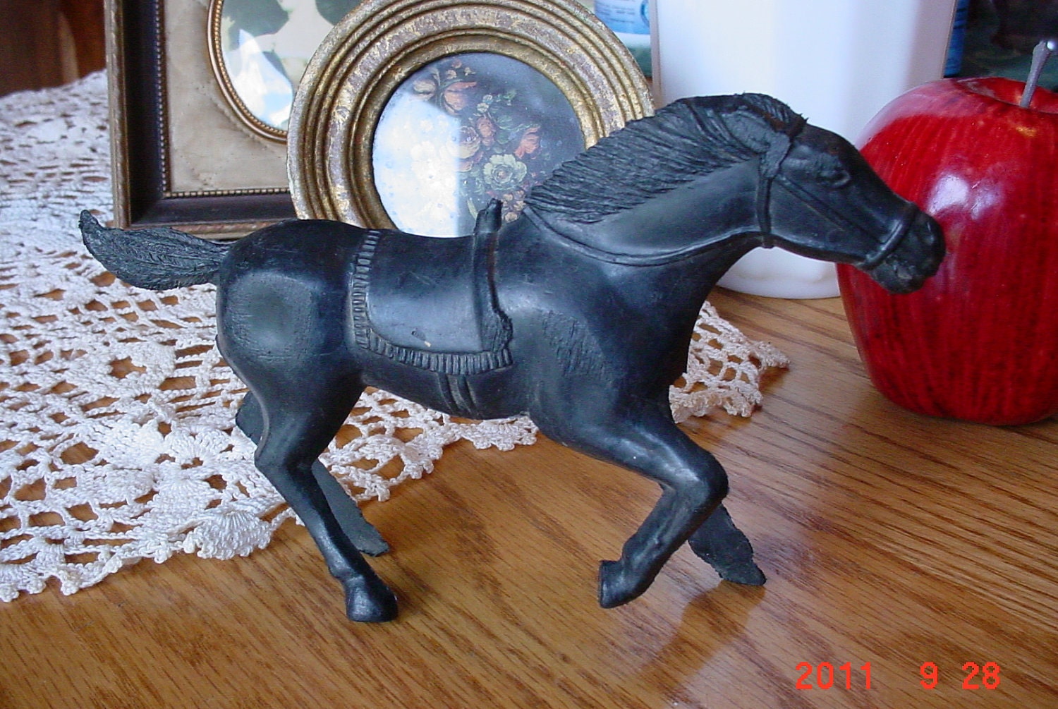 vintage plastic horses