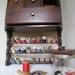 Wood Sewing Cupboard
