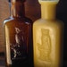 Antique bottle-shaped Beeswax Candle - owl image - "Owl Drug Co." Circa early 1900's (Small/ Md) Worldwide Shipping soy free