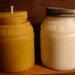 1890 - MILK WEED CREAM - Antique bottle-shaped Beeswax Candle - Votive Size