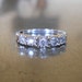Vintage White Gold Diamond Band