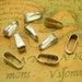 Pendant Bails, 20 pcs Nickel Free Silver Plated Necklace Clasps CH0592