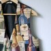 vintage 80s tapestry french wine bottle vest/ mens womens medium