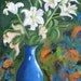 RESERVED for Carol - Easter Lily Exuberance - Original Oil Painting