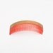 Vintage Russian Haircomb - Plastic USSR Comb - Retro Hair Accessories - Soviet Union - Red