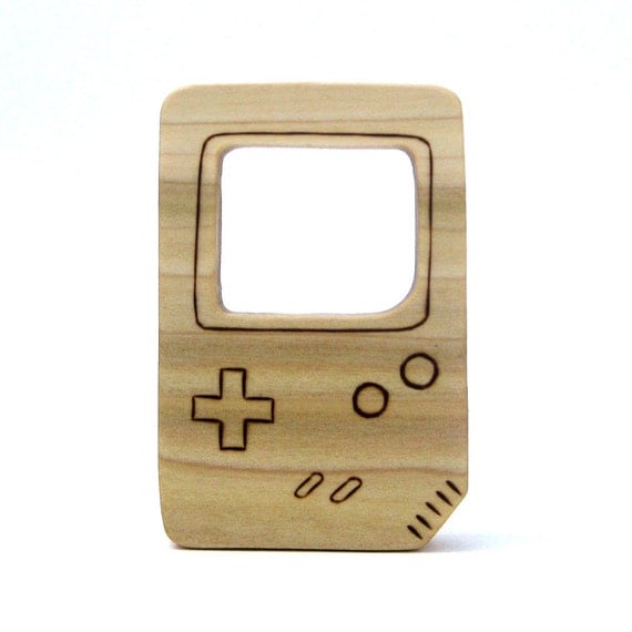 Nintendo Game Boy Toy Handmade Wooden Toy Baby Toy