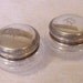 2 Antique Sterling Silver Vanity Dresser Jars.. R Wallace & Son