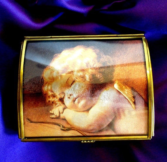Vintage Musical Jewelry/Trinket Box by Via by jeaniesclassicpantry