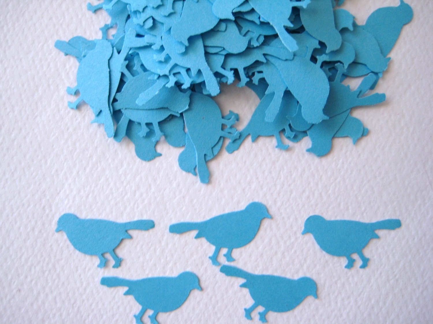100 Blue Bird punch die cut embellishments E349