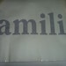 PIF Pay It Forward Listing FAMILIA home decor element from Stampin Up Chocolate Brown FAMILY