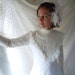 Vintage Wedding Gown - Vintage Wedding Dress - Mid Century Wedding Dress - White 1960s Gown - Retro Wedding Dress