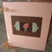 FOR JAMIE, 2 Brag Books. New Baby Girl Premade Scrapbook Bird Mini Album. Baby Book. Baby girl photo album.