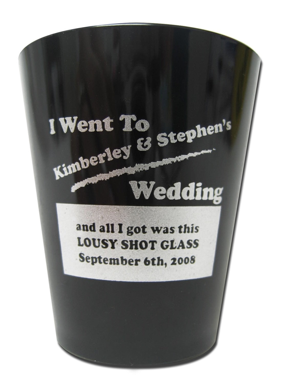 Lousy Shot Glass Wedding Favors 120 Personalized Custom