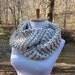 handmade TWEED circle scarf