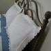 Vintage White Egyptian Cotton Pillow Shams - Imported From Portugal