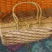 Vintage Straw Basket Weave Purse