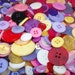 100 Sweetheart Buttons Round Multi Sizes