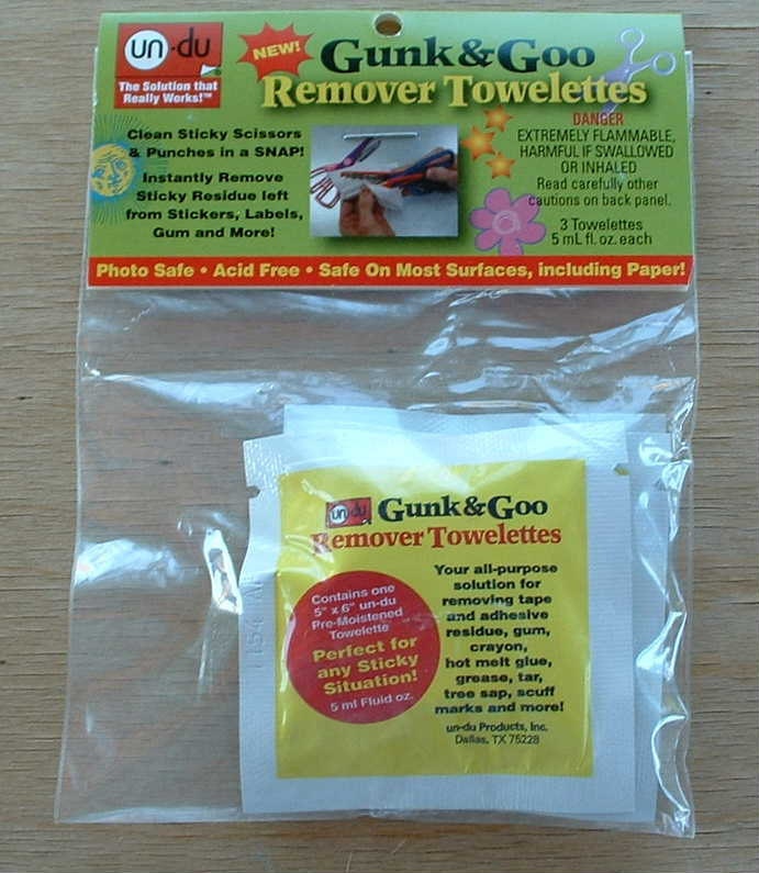 Gunk & Goo Remover Towelettes